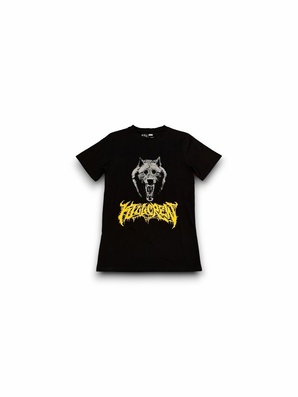 Kill Crew Shirt Mens Small Black Wolf Graphic Gym Tee Porrada Series Streetwear